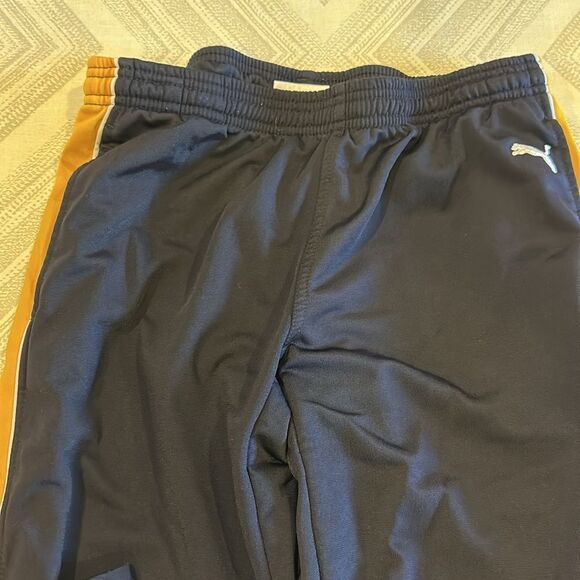 Puma Women’s Wide Leg Black & Gold Athletic Pants - Size M - Picture 2 of 6